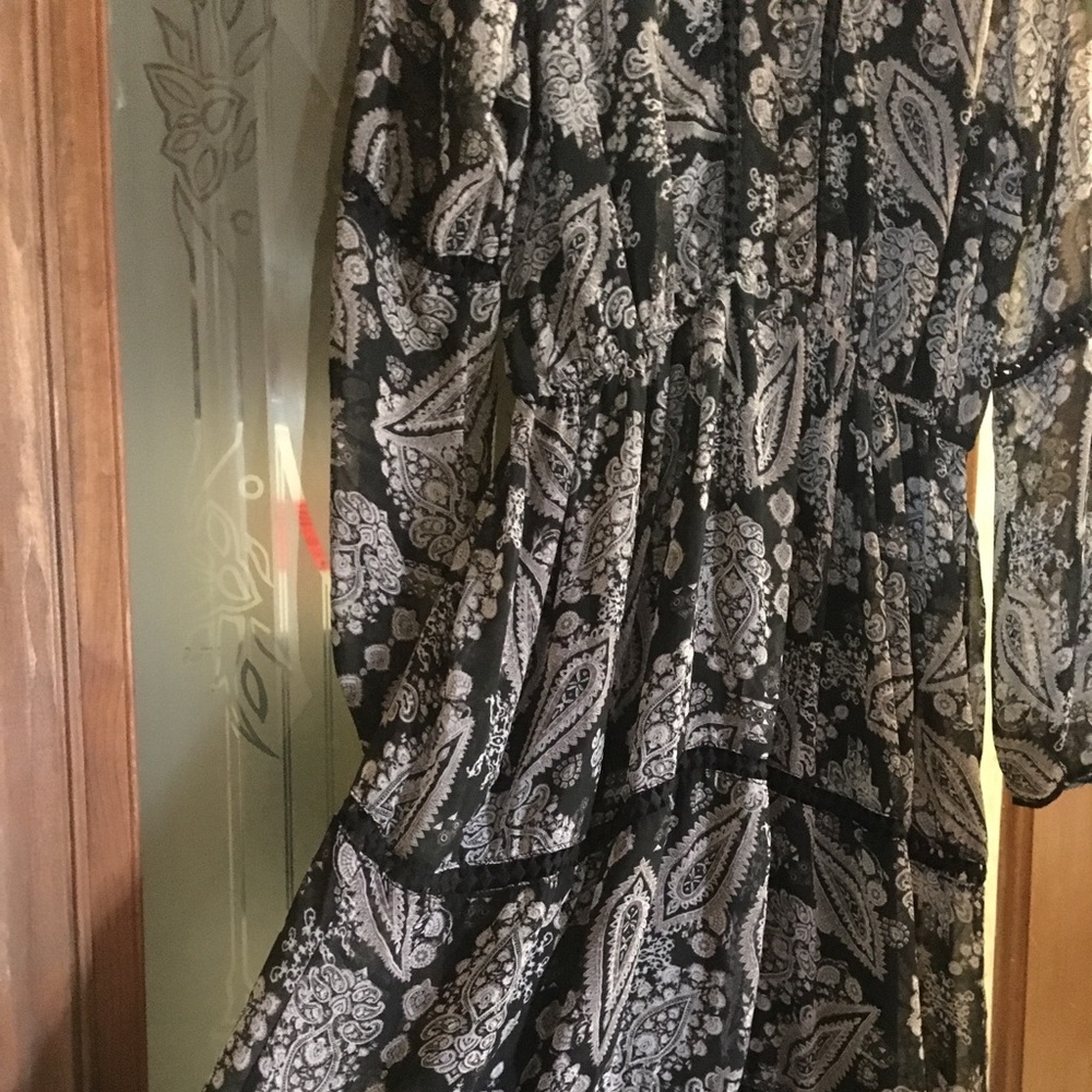 Tiered Midi Bohemian Style Dress